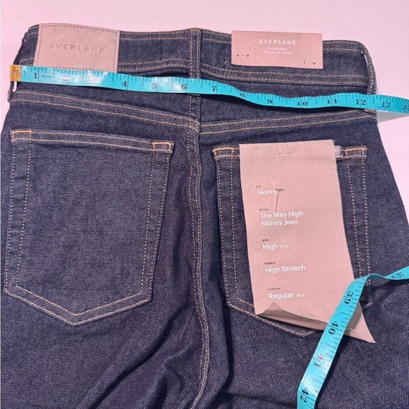 Everlane Women's The Way High Skinny Jean Sz 25 Dark Blue NEW NWT - Picture 6 of 8